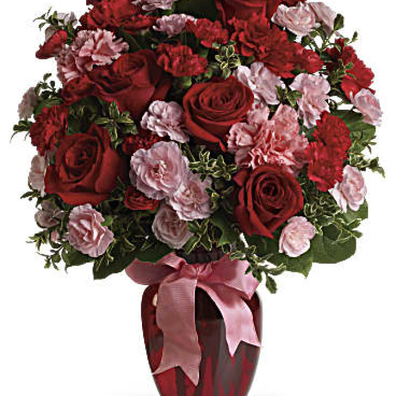 Dance with Me Bouquet with Red Roses